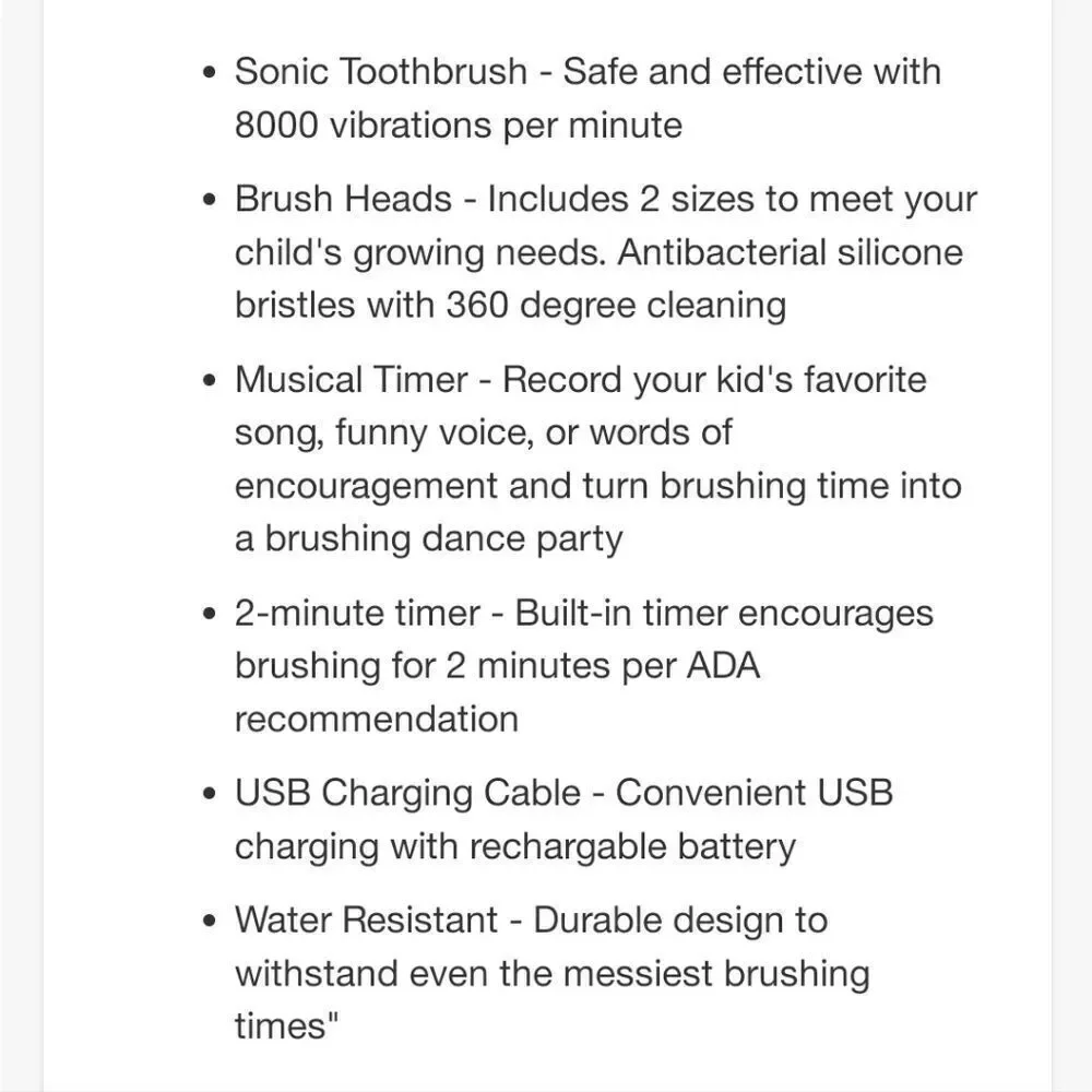 Go Smile Baby Blu Singing Sonic Toothbrush for Kids
